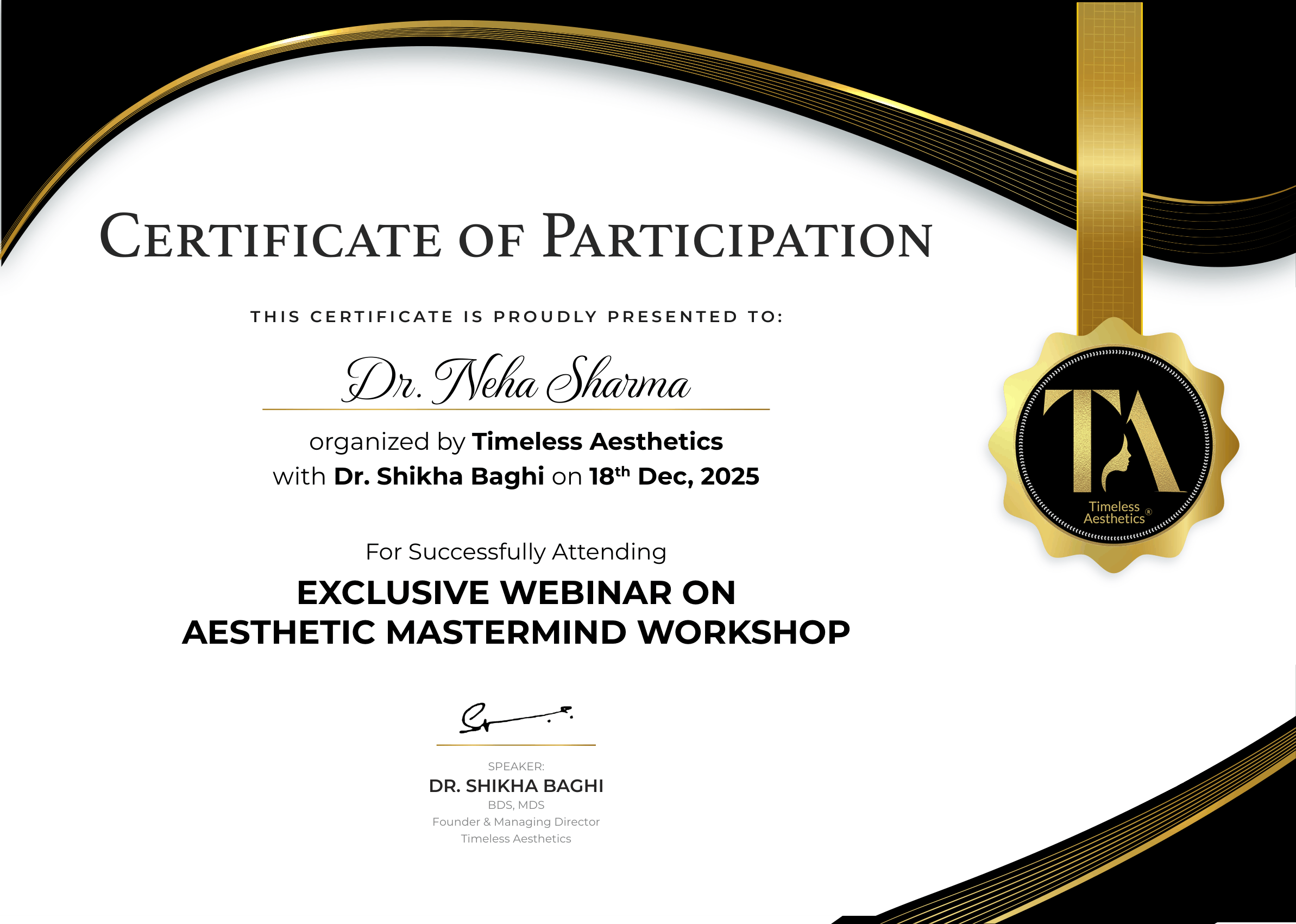 Aesthetic Mastermind Workshop